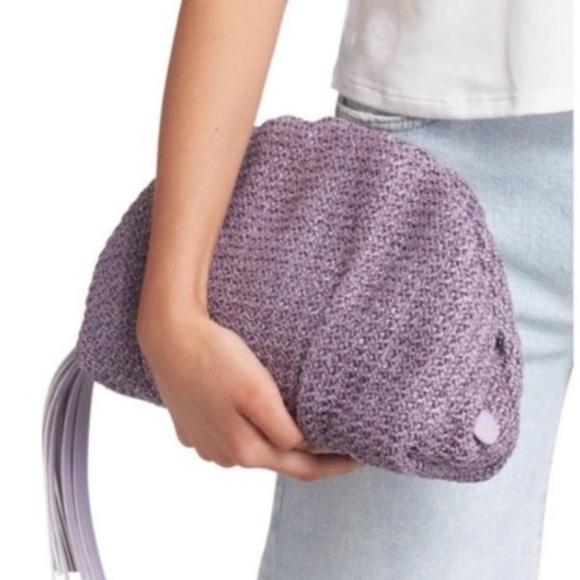 Rebecca Minkoff Purple New Clutch Tassel Pretty! - Picture 1 of 9